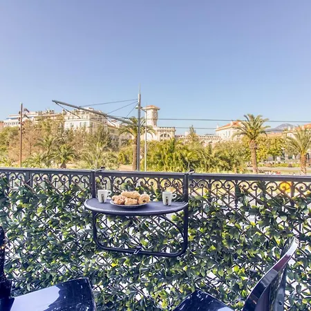 Le Jean Jaures - Refait A Neuf, Lumineux, Long Balcon, Jolie Vue, Wifi, Cœur Vieux-nice Nizza