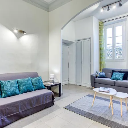 Le Jean Jaures - Refait A Neuf, Lumineux, Long Balcon, Jolie Vue, Wifi, Cœur Vieux-nice