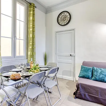 Le Jean Jaures - Refait A Neuf, Lumineux, Long Balcon, Jolie Vue, Wifi, Cœur Vieux-nice Apartment Nizza