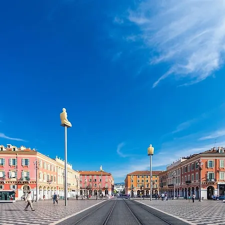 Le Jean Jaures - Refait A Neuf, Lumineux, Long Balcon, Jolie Vue, Wifi, Cœur Vieux-nice *